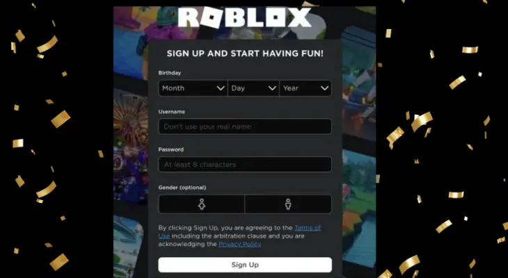 Roblox game login 