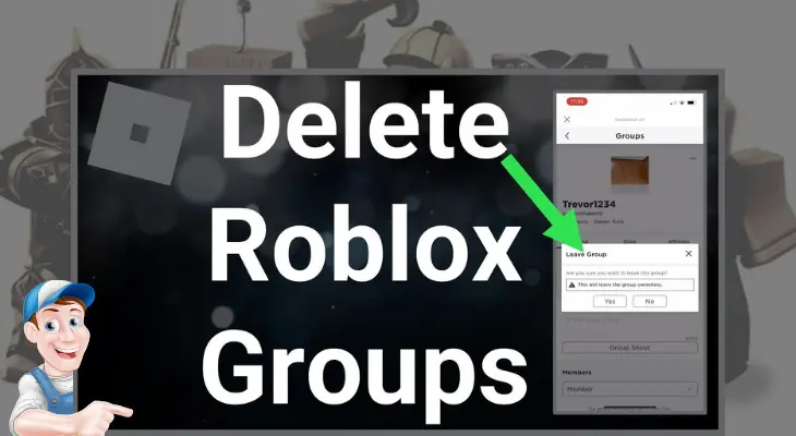 how to delete roblox group