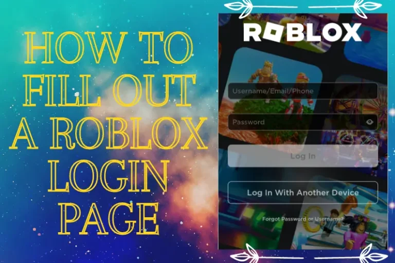How to Fill Roblox Login Page to Access an Account (Pc/mobile) | Complete Guide